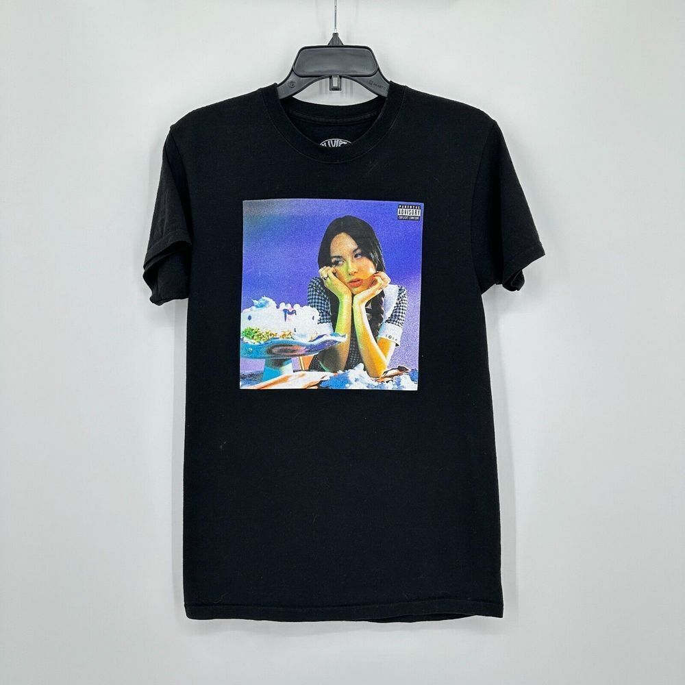 Olivia Rodrigo Shirt Womens S Black Sour Album Pop Music Gen Z Unapologetic